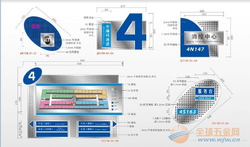 北京洪盟专业制作商场标识设计 购物中心标识导向系统制作厂家